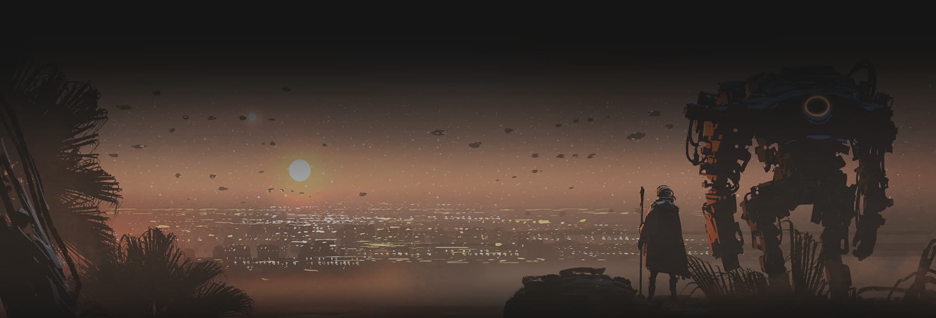 Footer background